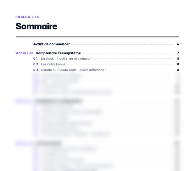 Extrait du sommaire